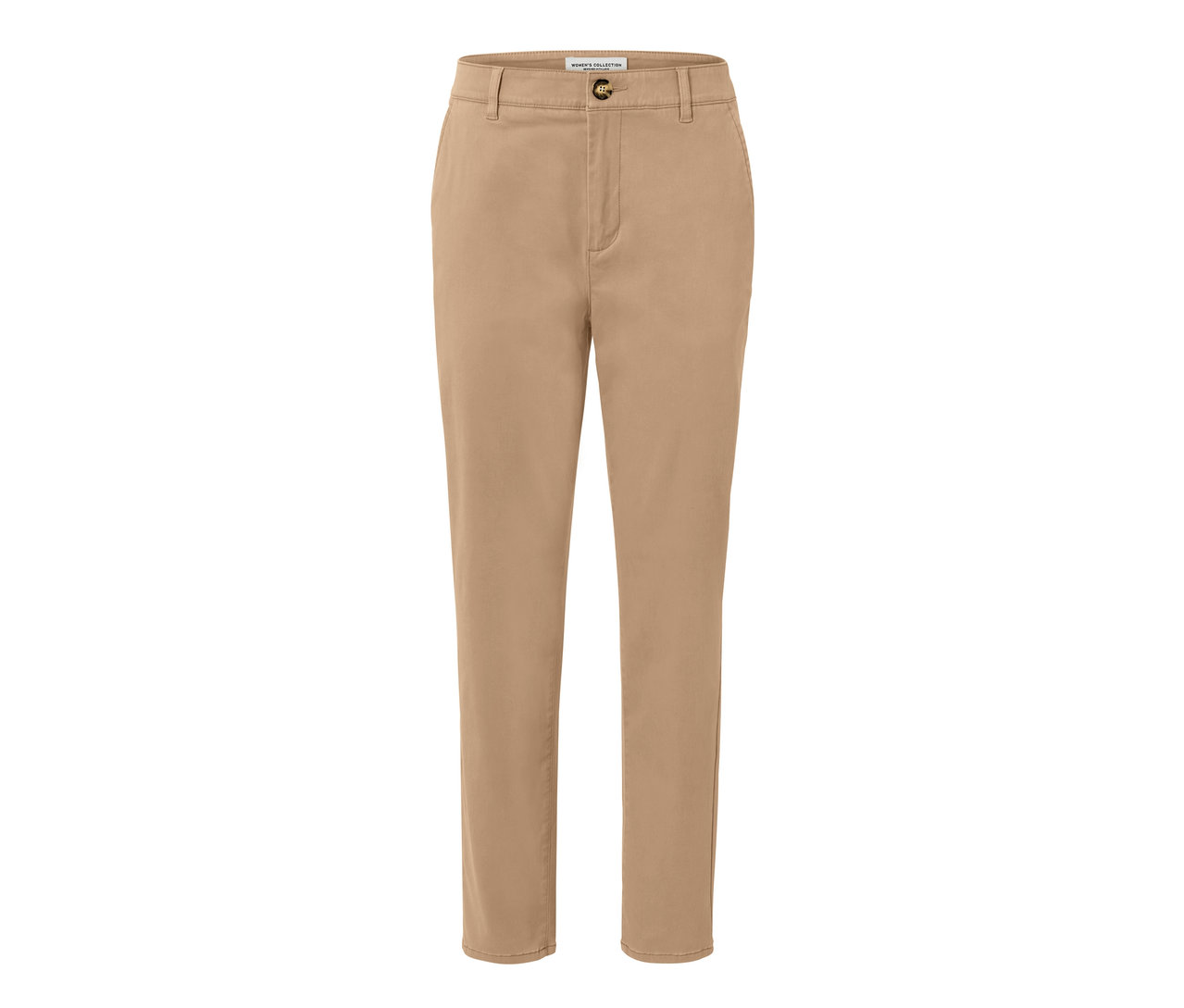 Pantalon chino beige.