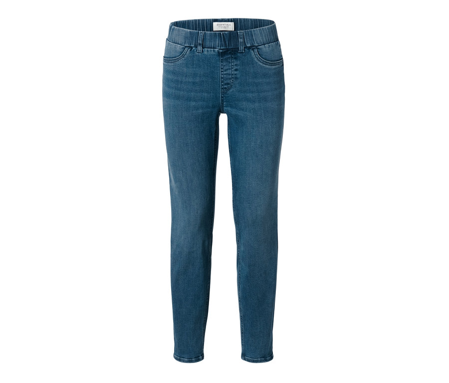 Tregging bleu « Fit Nelly » sur fond blanc.