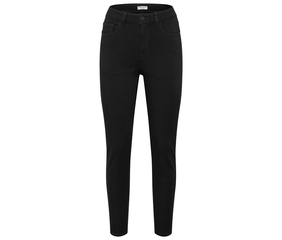 Jean noir taille haute.