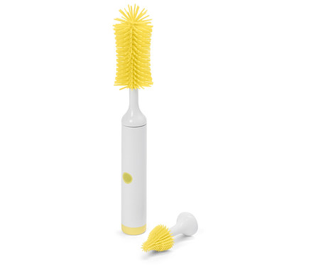 Brosse à bouteilles et à verres rechargeable