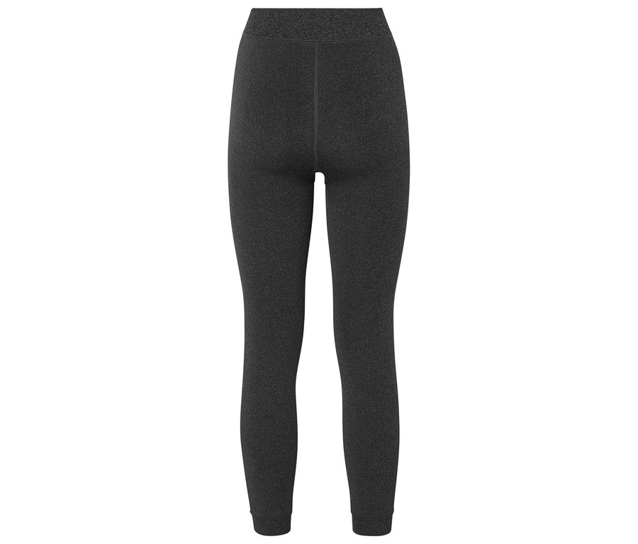 Legging taille haute gris foncé, vue de dos.