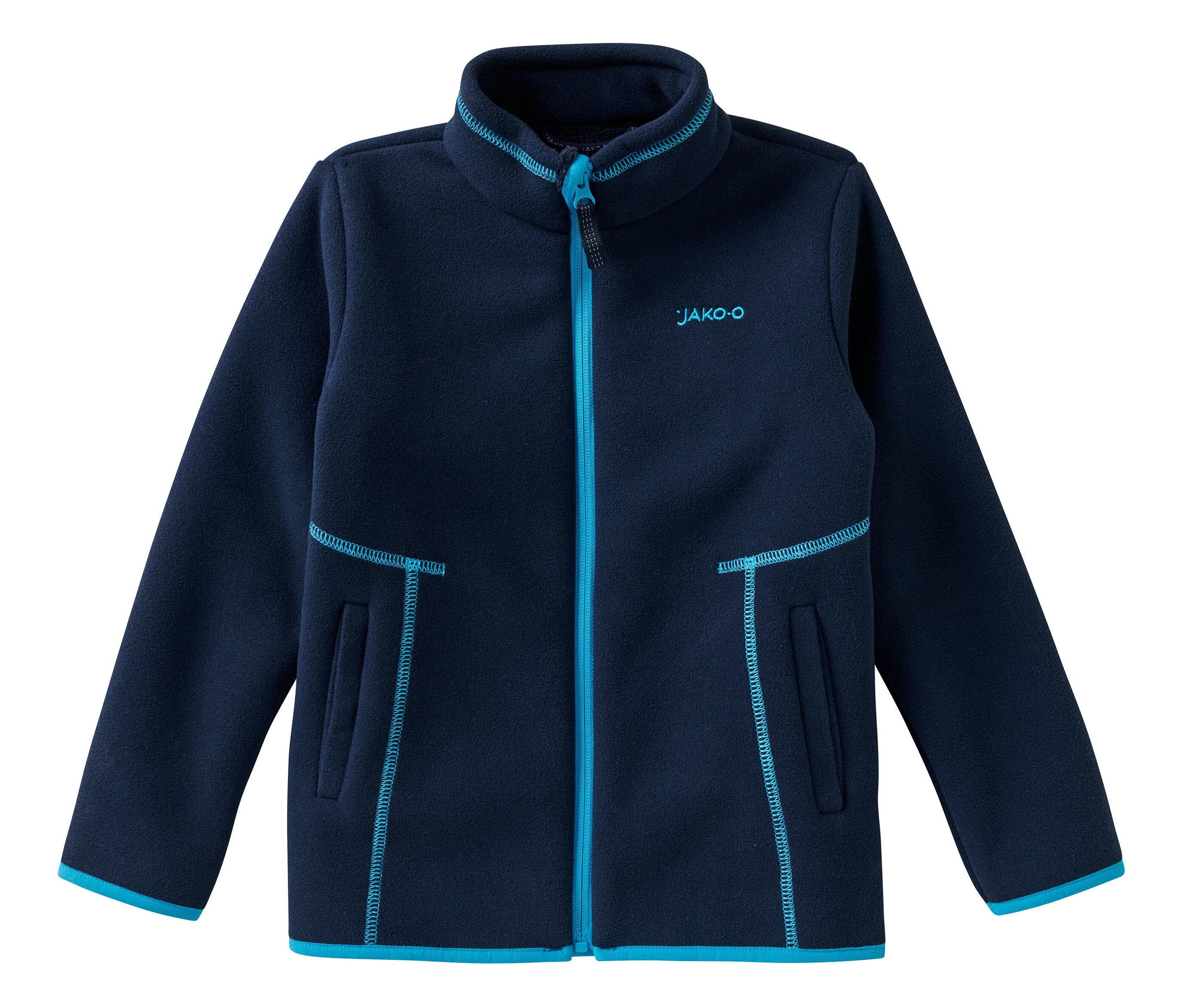 Veste polaire douillette marine à col montant JAKO-O.