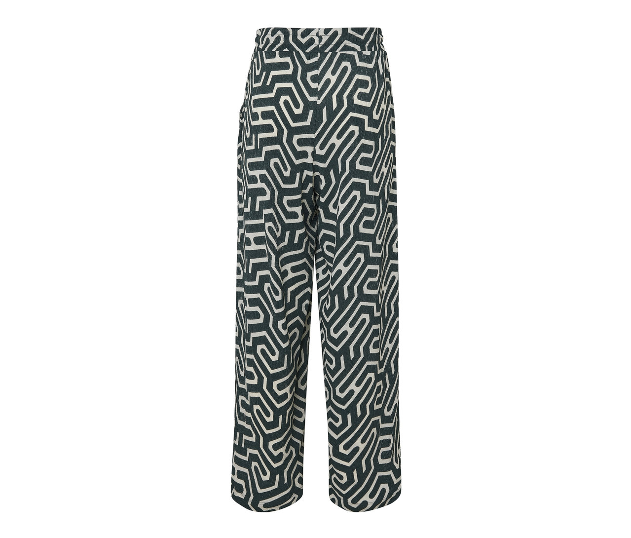 Pantalon imprimé à enfiler avec effet Crinkle.