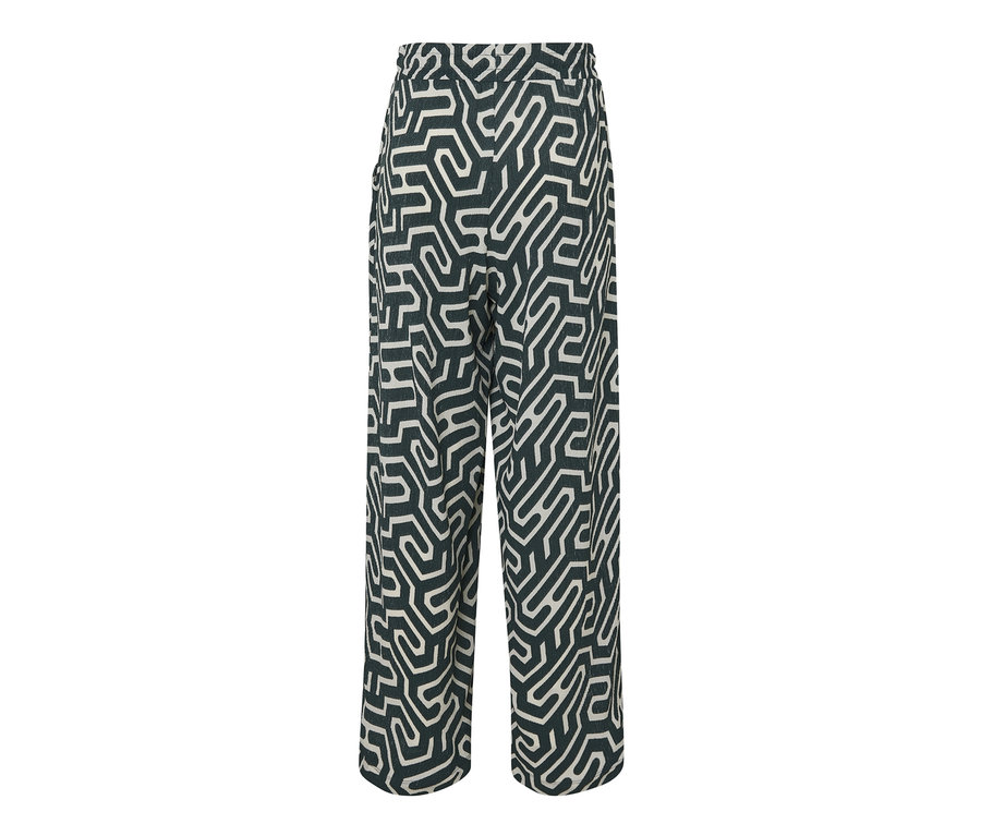 Pantalon imprimé à enfiler avec effet Crinkle.
