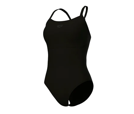 Gros plan du maillot de bain pour femme Solid Lightdrop Back Bustier arena Feel, BLACK-BLACK.