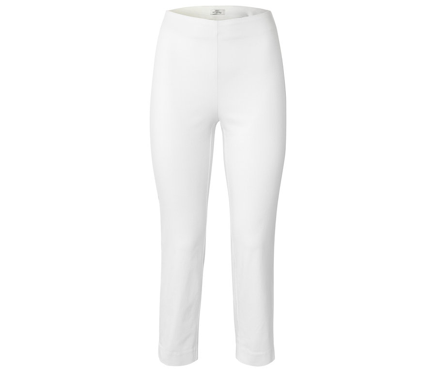 Pantalon blanc isolé sur fond blanc.