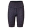 Gros plan sur un legging à motifs arrivant au genou avec une ceinture foncée.