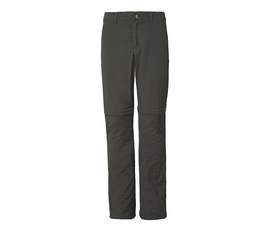 Un pantalon fonctionnel modulable sur fond blanc.