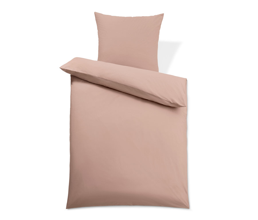 Parure de lit rose en coton de qualité supérieure de taille normale, double et grande taille.