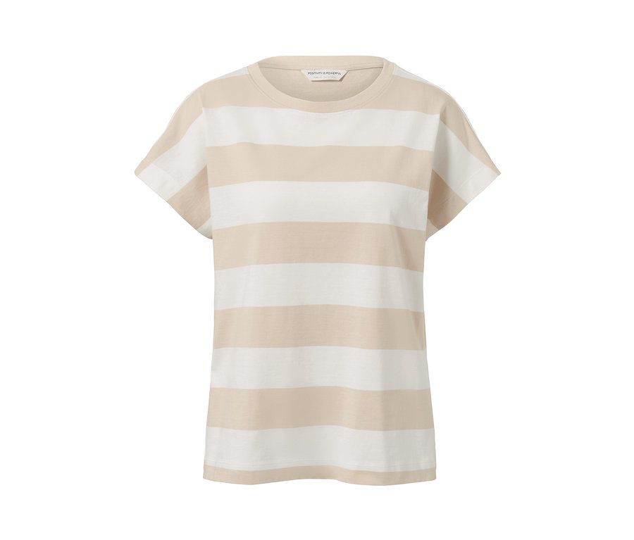 T-shirt à rayures à manches courtes.