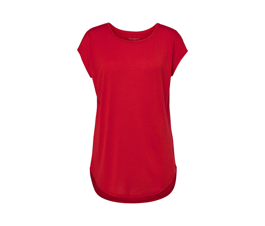 T-shirt de sport rouge.