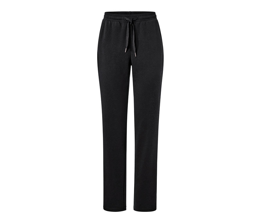 Pantalon de détente noir avec cordon de serrage.
