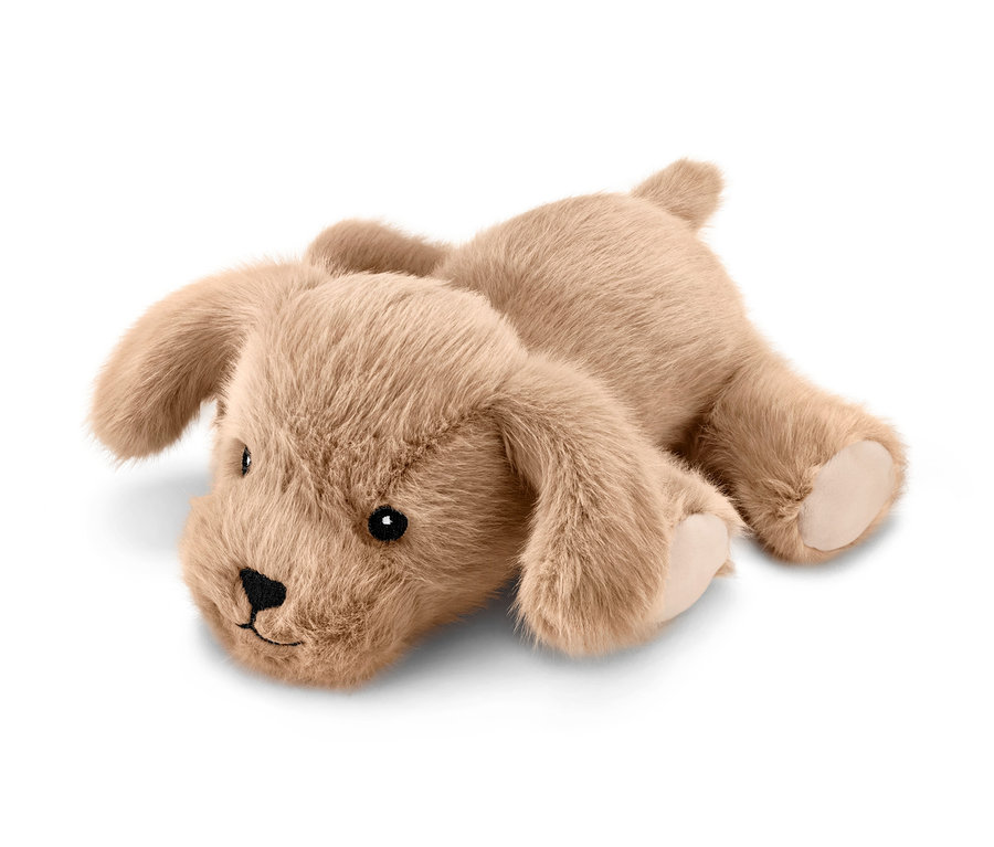Animal en peluche « Chien » couché.