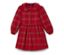 Robe tissée pour tout petit, à carreaux - Rouge avec motif à carreaux