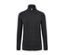 Veste zippée en maille anthracite chiné.
