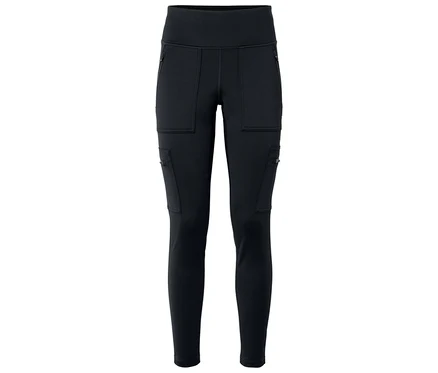 Leggings noirs avec poches zippées et poches cargo.