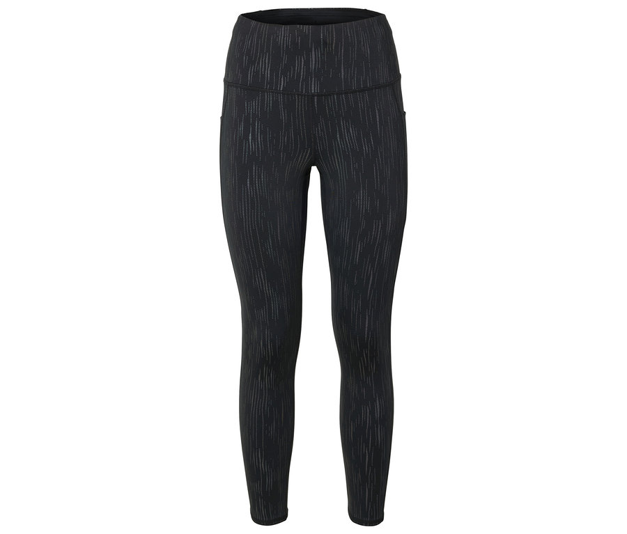 Leggings noirs avec un motif.