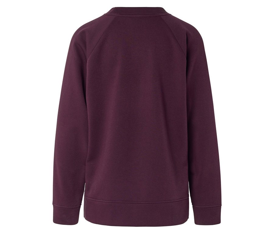 Sweat-shirt bordeaux vu de dos.