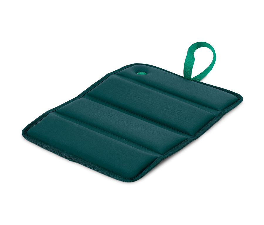 Coussin d’assise thermique pliable.