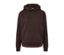 Sweatshirt à capuche, marron foncé - Brun