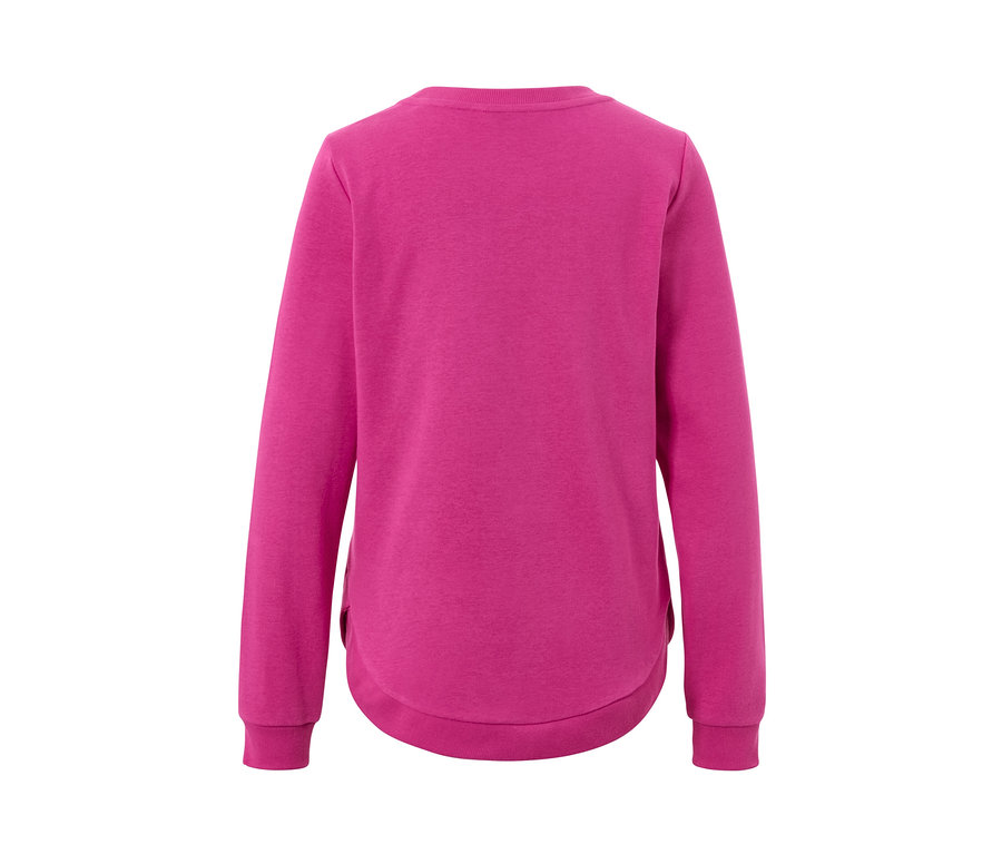 Sweat-shirt de sport rose vif.