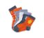 Cinq paires de chaussettes pour enfants avec un motif de fleurs.