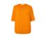 Blouse orange à manches courtes.
