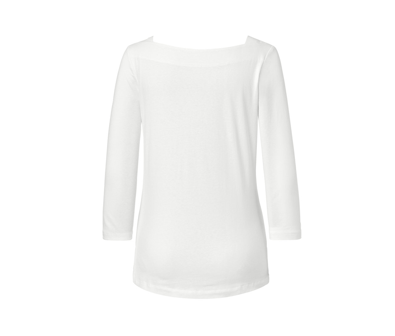 T-shirt blanc manches 3/4.
