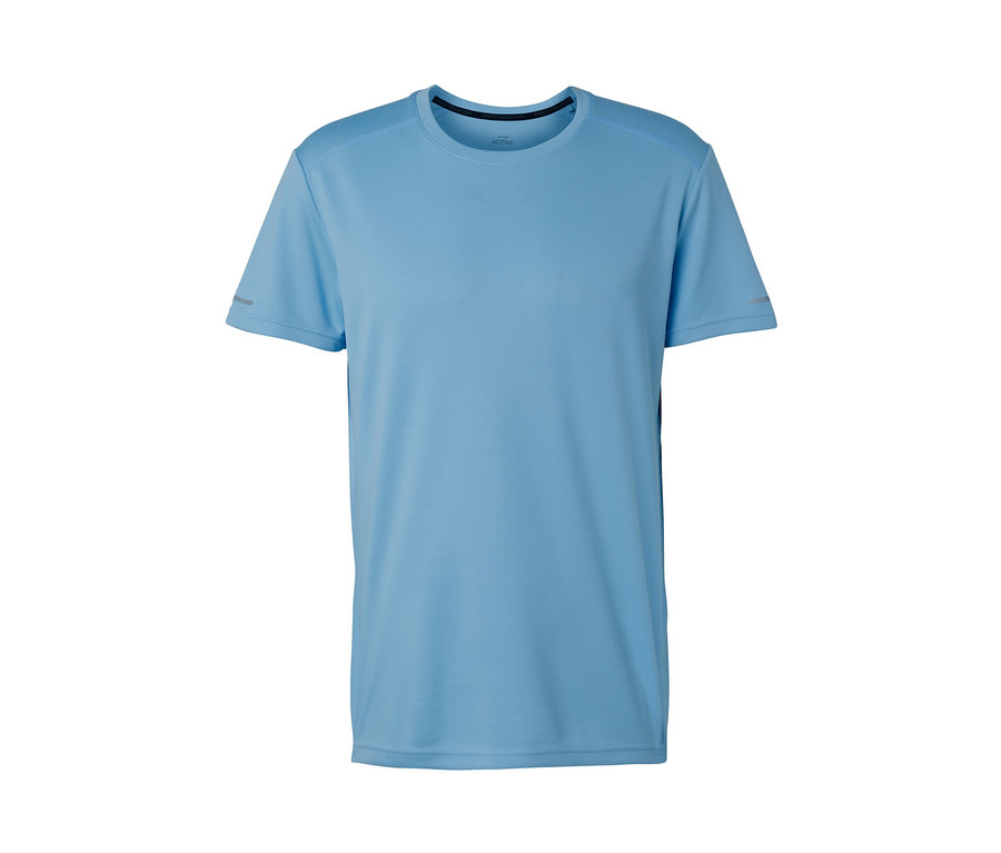 T-shirt fonctionnel bleu clair.