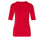 T-shirt rouge à manches courtes.