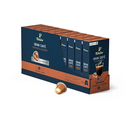 Paquet de capsules Gran Café Espresso Leggero.
