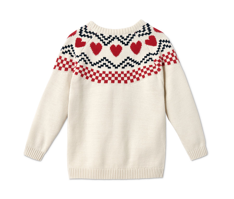 Pull en maille de style norvégien.