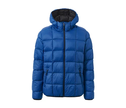 Veste matelassée bleue.