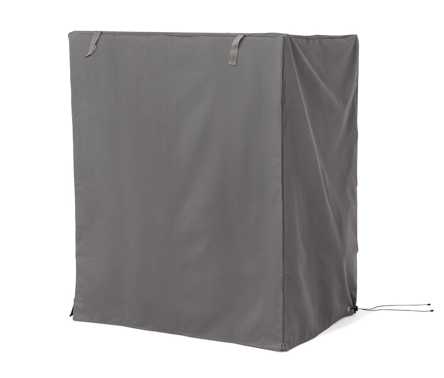 Housse de protection premium grise pour corbeille de plage XL ou XXL.