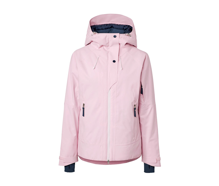 Veste de ski rose.