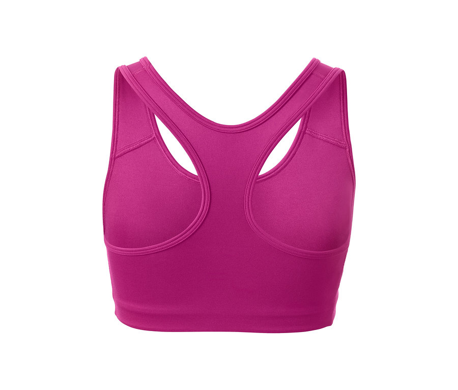 Gros plan sur l'une des 2 brassières de sport