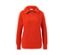 Pull camionneur orange en grosse maille.