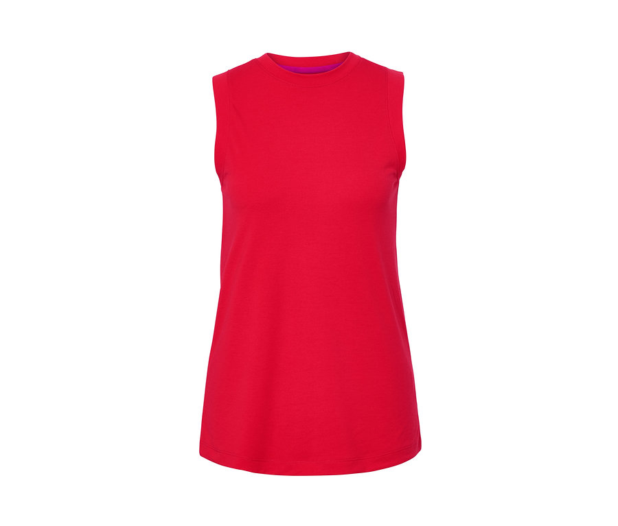 Top de sport rouge.