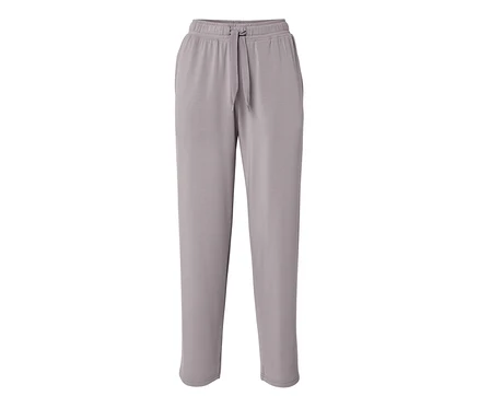 Pantalon d’intérieur gris avec cordon de serrage à la taille.