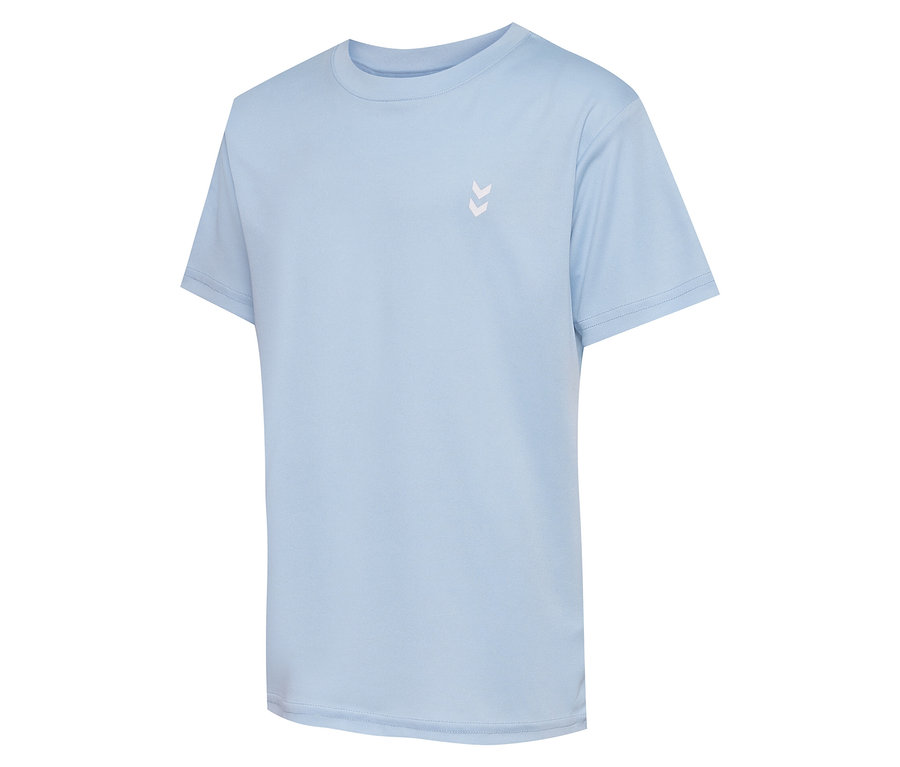 T-shirt d’entraînement HUMMEL HMLJR pulse bleu clair.