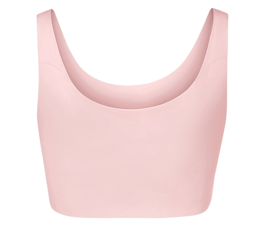Soutien-gorge de sport rose.