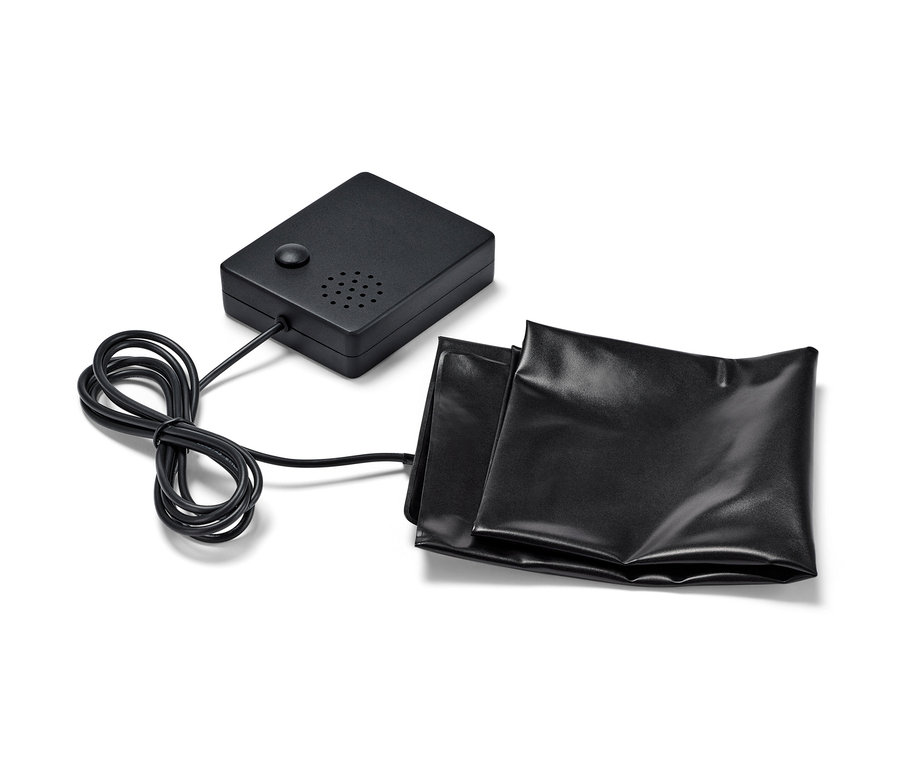 Capteur de tapis de porte noir avec musique de Noël.