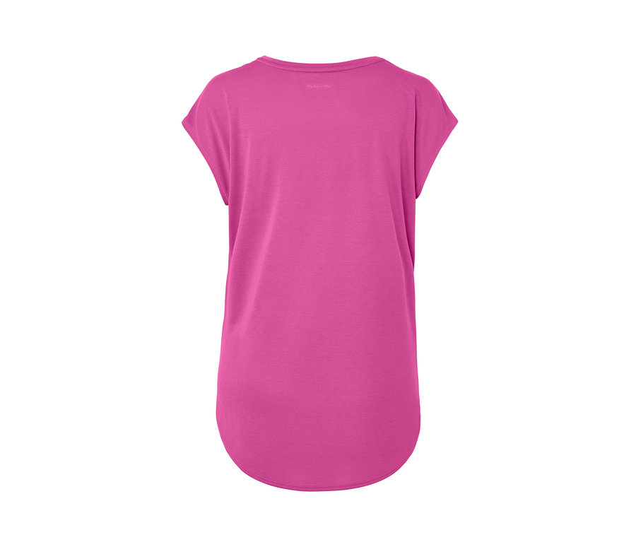 T-shirt de sport rose vif.