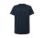 Vue détaillée de dos d'un t-shirt fonctionnel bleu marine.