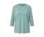 T-shirt fonctionnel vert menthe à manches 3/4.