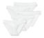 Cinq slips blancs.