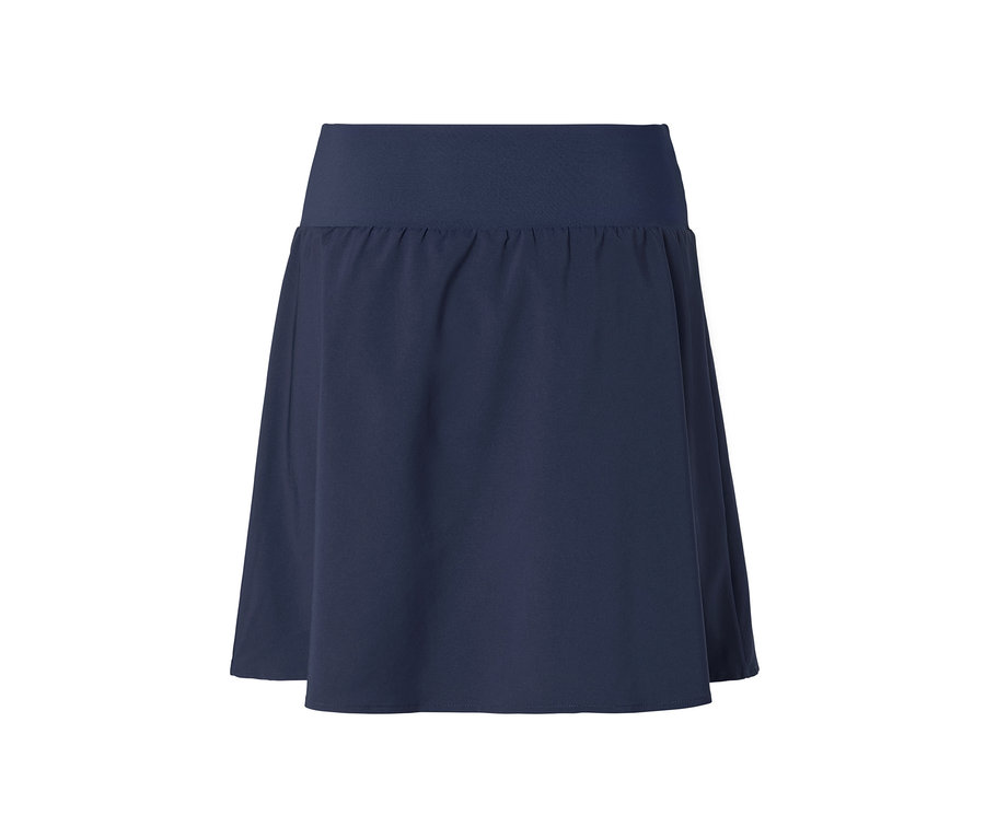Jupe de sport bleu foncé.