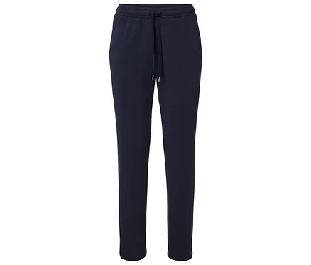 Pantalon de survêtement bleu marine avec cordon de serrage à la taille.
