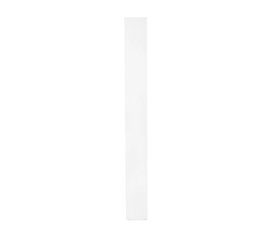 Étagère de porte blanche.
