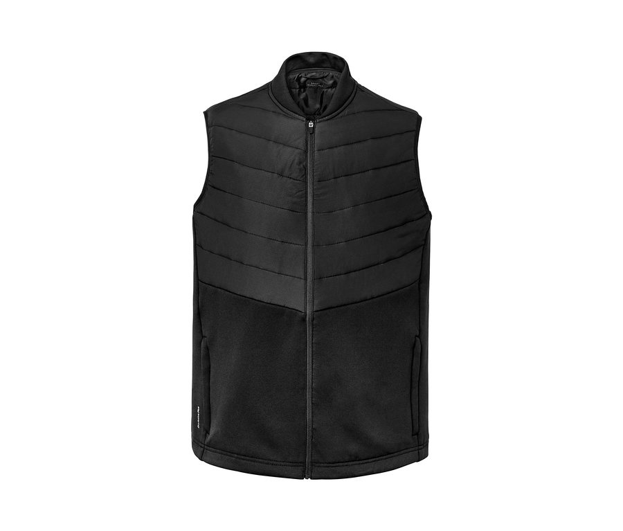 Gilet sans manches thermique noir.